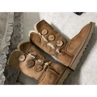 [2hand] U•G•G suede fur-lined Boots size 36, fits feet size 35 (<22.5cm) normal