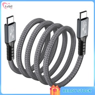 Usb 4.0 Data Cable Compatible For Thunderbolt 4 Type C Double-headed 8k Cable 40gbps Pd 240w Fast Charging Cable