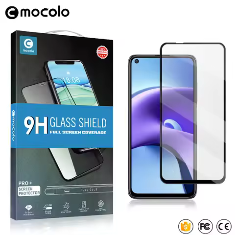 Mocolo 2.5D 9H Full Screen Tempered Glass Film On For Xiaomi Redmi Note 9T Redmi9T 2021 6.53'' Note9