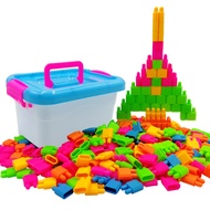 Rocket Bullet Desktop Building Block Toys Educational Children Insert Plastic Kindergarten 3-6-7-8 Y