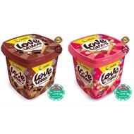 [18 individual packs] **Julie's Love Letters Chocolate Strawberry Lemon Flavour Julie Letter Biscuit