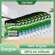 Energizer 1.2V AA Battery 2450mAh Rechargeable Battery NI-MH Battery for Clocks Mice Computers Toys