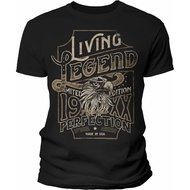 Men's cotton T-shirt 66th Birthday for Men - Living Legend Limited Edition 1960 Aged to Perfection -