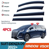 Suitable FOR Tengshi D9 Rain Block Window Rain Sun Visor FOR Denza D9 2022+Window visors