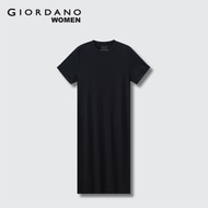 Giordano Women Liquid Touch 100% Cotton Maxi Dress