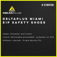 ▨ ♥  ╔ Delta Plus MIAMI S1P Safety Shoes Black