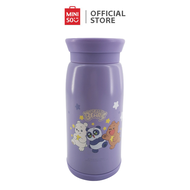 MINISO WE BARE BEARS Collection (Insulated Bottle 350mL/ Stainless Steel 500mL/ Bottle With Shoulder Strap 800mL/ Double Wall Tumbler with Straw 350mL Blue)