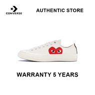 AUTHENTIC STORE CONVERSE 1970S CHUCK TAYLOR ALL STAR OX COMME DES GARCONS PLAY SPORTS SHOES 150207C THE SAME STYLE IN THE MALL