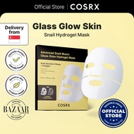[COSRX] Advanced Snail Mucin Glass Glow Hydrogel Mask 3 sheets, Glass Skin, Skin Glow, Snail Mucin, 