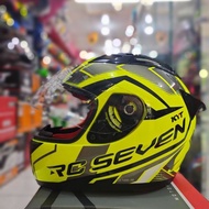 Kyt RC SEVEN HELMET MOTIF 18 YELLOW FLUO BLACK ORI DRAG RACING HELMET KYT RC7 KYT RC 7 KYT RCSEVEN