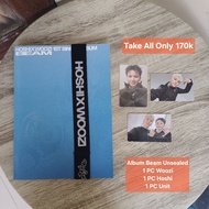 Official Album HXW Beam Unsealed Photocard Woozi Love Hoshi unit Seventeen