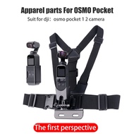 Chest Mount Harness Chesty head Strap backpack bag clip clamp for DJI OSMO Pocket 1 2 Cameras With A