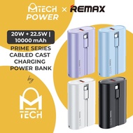 REMAX 10000mAh Prime Series 20w+22.5w Cabled Fast Charging Powerbank - RPP-572