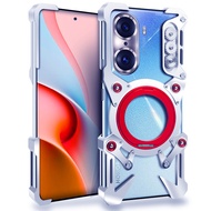 Magnetic Metal Bumper For Honro X60 Pro,X50i +,X50 GT,X40i,X40GT,X9B,X30 Case Rimless 360 Degree Rot