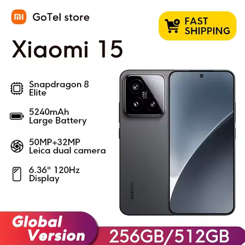 Xiaomi 15 Global Version 6.36" AMOLED 120Hz Leica Triple Camera IP68 NFC 50MP 5240mAh New