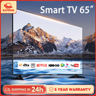 TV 65 Inch Smart TV 4K LED Television Android 12 Dolby Vision Dolby Audio With Built-In YouTube/Netflix