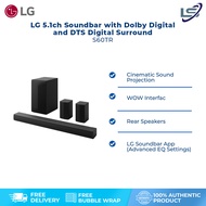 LG 440W 5.1ch Soundbar with Dolby Digital and DTS Digital Surround S60TR | Cinematic Sound Projectio