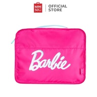 MINISO X BARBIE SUN SHINE SET TIGA POTONG PERJALANAN TAS KOSMETIK WASHBAG TRAVEL BAG