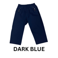 【WOMEN 3/4 LONG PANTS CS0706】Free Size 3 Quarter Pants Waist 24-34 Inch 4 Pockets Women Long Pants C