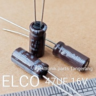 (1 Piece) ELCO CAPACITOR 47UF 16V ELCO CAPACITOR 47UF 16V ELCO 16V 47UF CAPACITOR 47UF 16V
