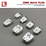 Omni Male Plugs / Aircon Male Plug / Heavy Duty Male Plug Heavy Duty Extension Plug