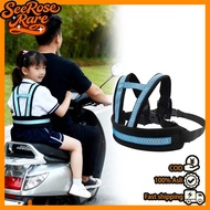 1Pcs Motorcycle Child Harness Adjustable Safety Belt Reflective Non-Slip Strap for Kids Rear Seat