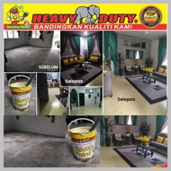 5 Liter EPOXY ( HEAVY DUTY ) Two Pack Epoxy Floor Paint - 4 Liter Epoxy + 1 Liter Hardener / CAT LANTAI / COATINGS FLOOR