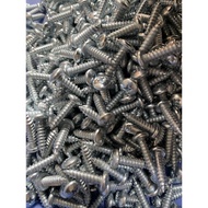 PAB WORM SCREW 12 x 3/4B - CONVEX HEAD WORM SCREW SCREWDRIVER + SIZE 12 x 3/4B - TAPPING SCREW