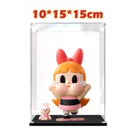 Popmart Transparent Acrylic Display For Crybaby × The Powerpuff Girls Popmart Figurine Labubu Zimomo