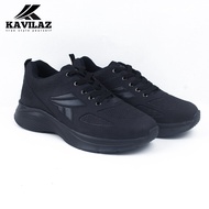 KAVILAZ true style yourself Sepatu pria big size jumbo hitam polos sepatu kassual formal Size 43-48