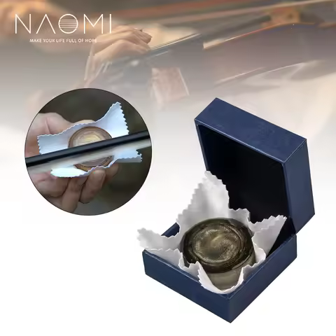 NAOMI Round Violin Rosin With Silver Flecks String Resin Low Dust Strong Adhesion And High Sensitivi