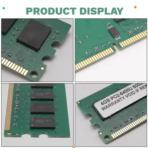 doyou 4Gb 4G Ddr2 800Mhz Pc2-6400 Computer Memory Ram Pc Dimm 240-Pin Compatible Amd Platform for Am