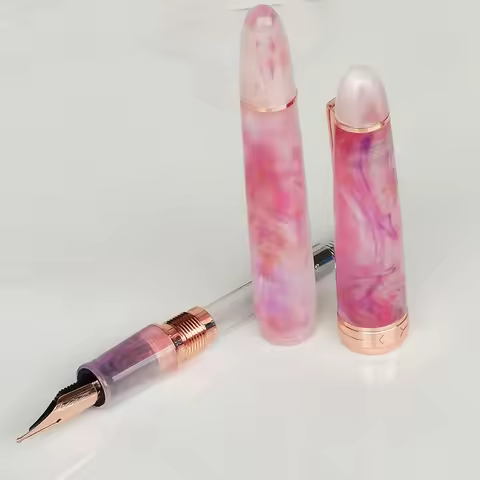 Kaigelu 356 Resin Fountain Pen N/M/F Nib Golden Clip School Office Supplies Business Writing Ink Pen