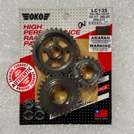 LC135 GEAR BOX 1 2 4 OKO 4s racing GEARBOX 135LC