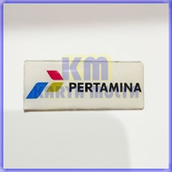 Pertamina Logo Brooch Pin Pertamina Logo Pin Badge White - Karya Mulya