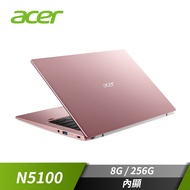 宏碁 ACER Swift 1 筆記型電腦 14"(N5100/8G/256G/W11)粉 SF114-34-C9ZV