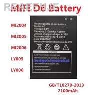 【hot】✑┋Mifi D6 battery D5 D6+ D7 D9 Q8 A8+ LT600 TENDA 4G185 4G180 M1 M2 M3 LY805 LY806 GB/T18278-2013 BOLT D6+ 4G B9010