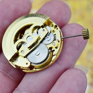 Gold Skeleton 2004 Movement Ordinary Pendulum Adjustment Radiation Pattern Fully Automatic Watch Mov