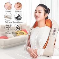 VTTO U Shape Electrical Shiatsu Back Neck Shoulder Body Massager Infrared Heated 4D Kneading Car/Home Massage Shawl Device