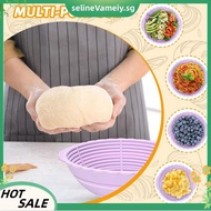 Bread Proofing Basket,Silicone Round Bread Foldable Sourdough Baking Basket Waterproof Proofing Bowl