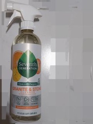 美國 第七代花崗岩和石材清潔劑 Seventh Generation
Granite & Stone Cleaner, Mandarin Orchard, 23 fl oz (680 ml)
