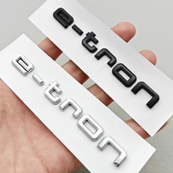 3D ABS Car Letters e-tron Logo Rear Trunk Badge Emblem Decals Sticker For Audi e-tron 30 40 45 50 55