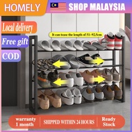 Tempat kasut rak kasut bertingkat Large capacity shoe rack rak kasut besi