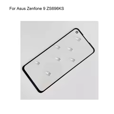 For Asus Zenfone 9 ZS696KS Front LCD Glass Lens touchscreen Touch screen Panel Zenfone9 Outer Screen