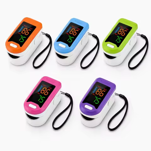 Fingertip Pulse Oximeter SpO2 Monitor with Pulse Rate Digital Display Blood Oxygen Saturation Monito