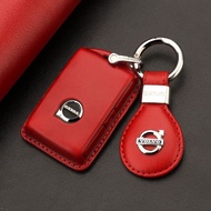 2021เคสหนังรถยนต์สมาร์ทคีย์และกระเป๋าพวงกุญแจสำหรับ Volvo XC40 XC60 XC90 S90 S60