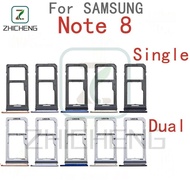 For Samsung Galaxy Note 8 Sim Card Tray Slot Holder Card Holder Reader SD Slot Adapter Replacement P