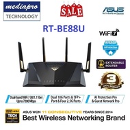 ASUS RT-BE88U Dual-band WiFi 7 BE7200 AiMesh Extendable Performance Router 4K-QAM MLO Dual 10G ports