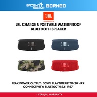 JBL Charge 5 Portable Waterproof Bluetooth Speaker