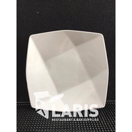 21 cm Ceramic Asymmetrical Square Plate Unique Serving Plate/